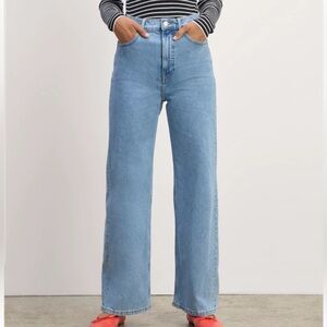 Everlane High-Rise Way High Sailor Denim Jeans Sz 24 Short